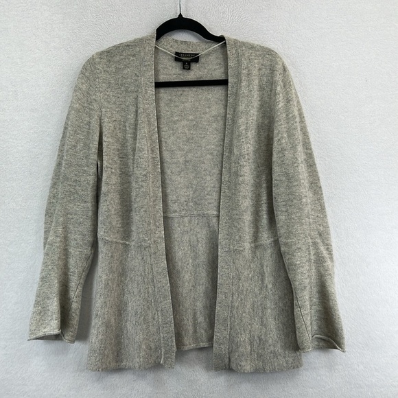 Charter Club Women’s Cashmere Cardigan Size S Gray Open Front Very Soft EUC - Picture 1 of 7